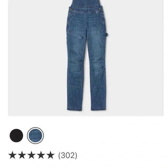 Duluth double flex denim overalls new 8 regular - Picture 4 of 5